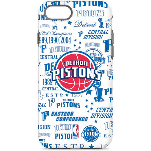 NBA Detroit Pistons Historic Blast iPhone Cases